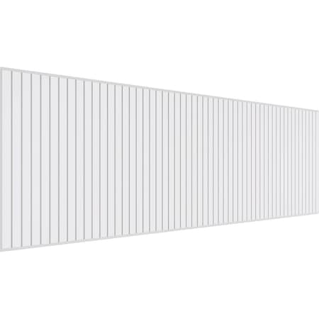 Ekena Millwork Set of Five Panels for 94 1/2"W x 32 1/4"H Beadboard Fretwork Wainscot Wall Paneling WPKP16X01X19BBD